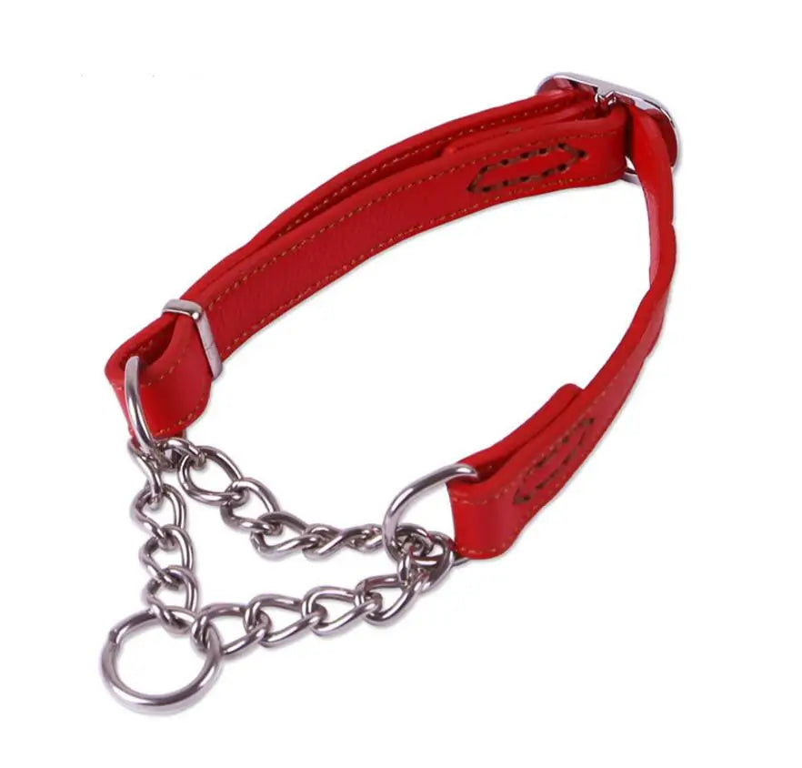 Collier pour chien cuir | Martingale Élégance
