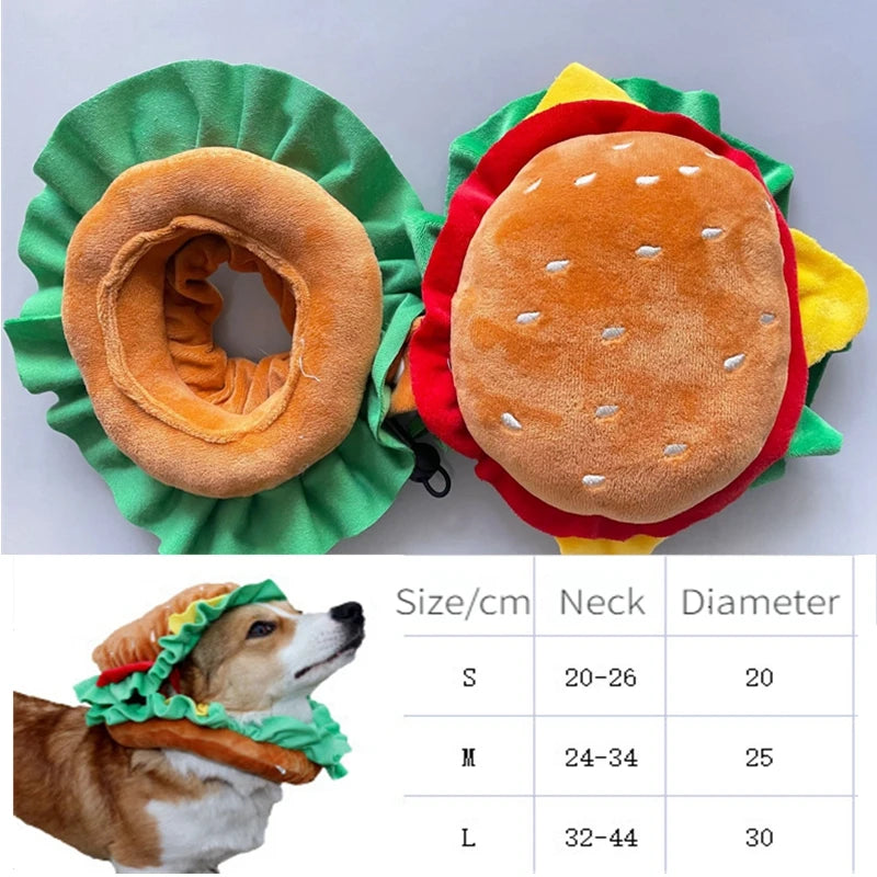 DEGUISEMENT CHIEN- Hamburger Collar