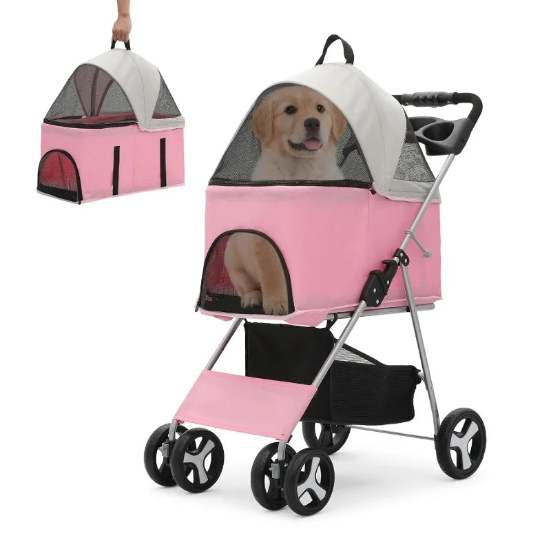Poussette pour chien- opovzoe Plus