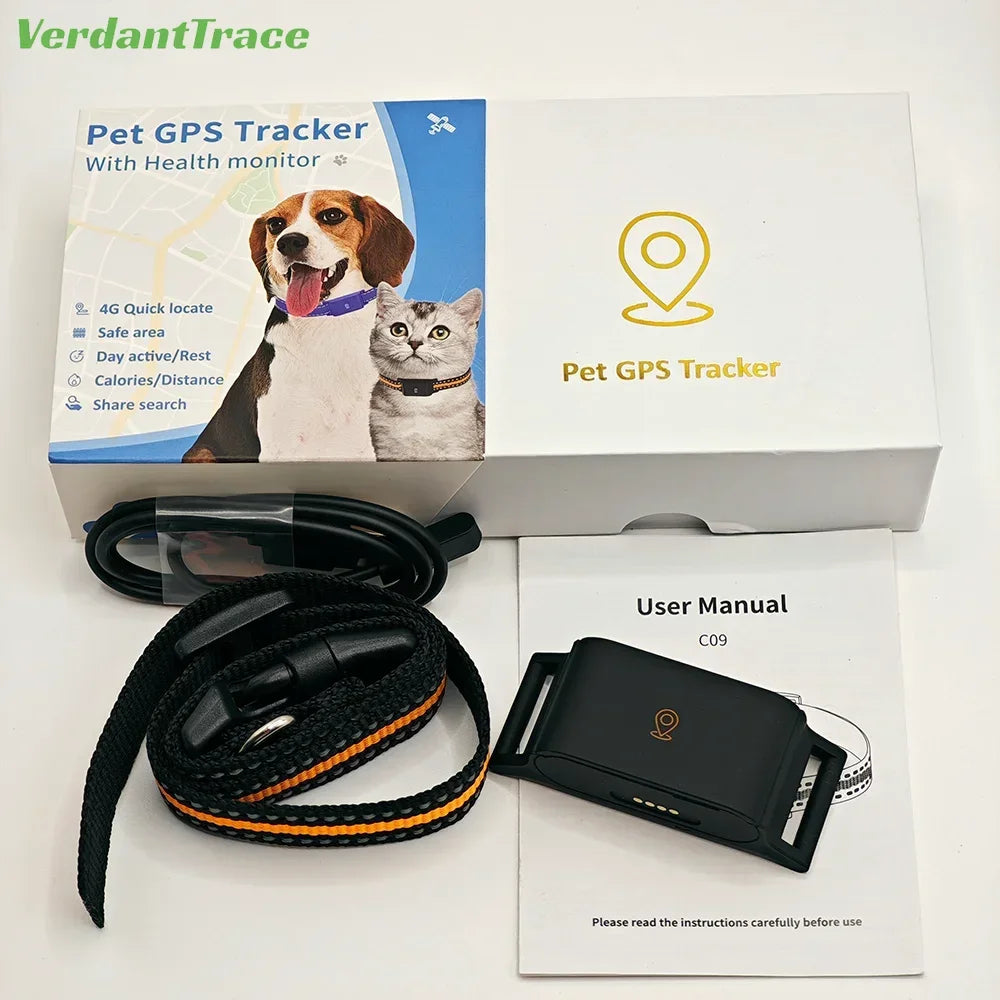 Collier gps chien- IP67 Waterproof 4G GPS