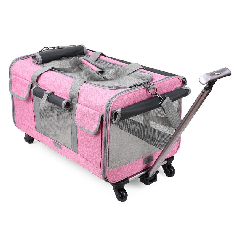 Sac de transport chien - Valise à roulettes