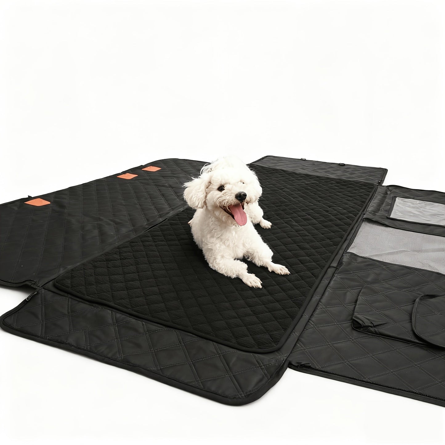 Tapis pour chien | Anti - glisse voiture - Le Chihuahua Voyageur