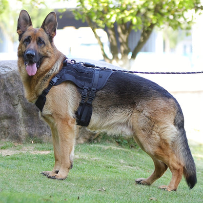 harnais anti traction chien- Explosion-proof Impact Dog Tactical