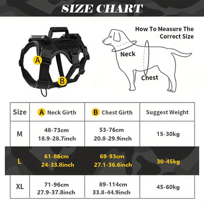 Harnais chien anti traction- Chest Strap Tactical