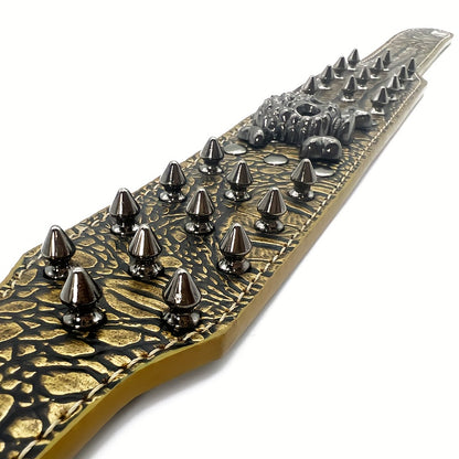 Collier chien- Leather Spiked Studded