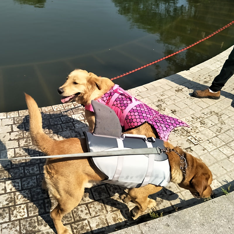Gilet de sauvetage chien- Mermaid Pink Dog