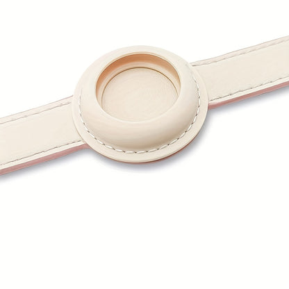 Collier cuir chien - Airtag Protective Tracker