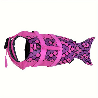 Gilet de sauvetage chien- Mermaid Pink Dog