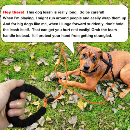 Longe pour chien- Reflective Long Polyamide