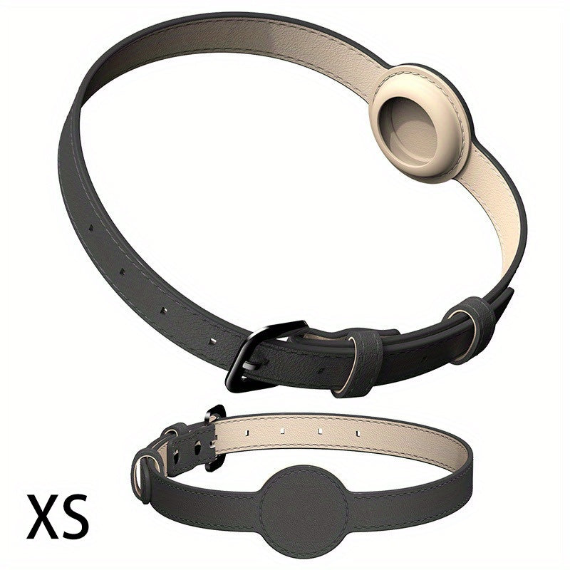 Collier cuir chien - Airtag Protective Tracker