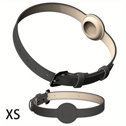 Collier cuir chien - Airtag Protective Tracker