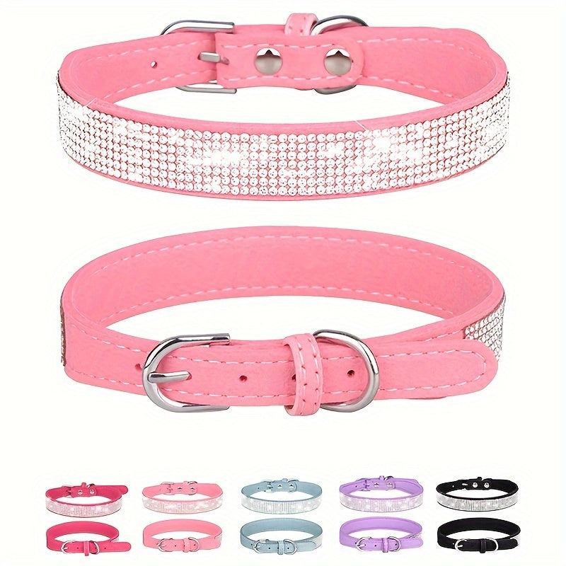 Laisse pour chien- Sparkling Rhinestone