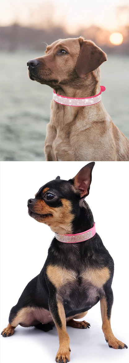 Laisse pour chien- Sparkling Rhinestone