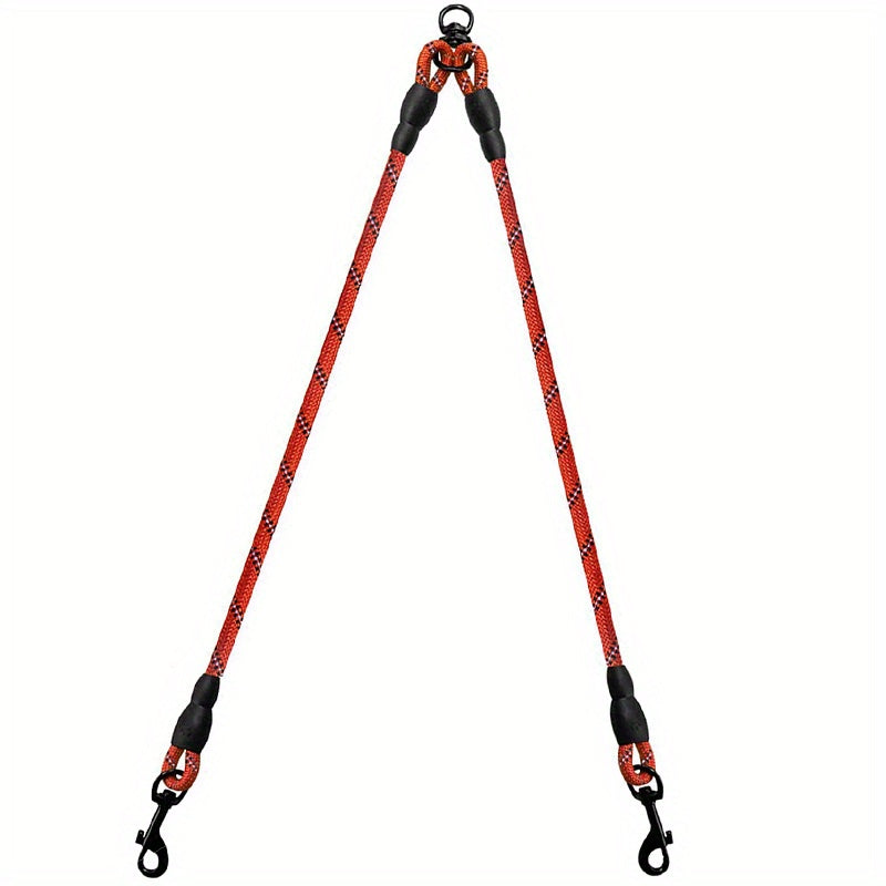 Laisse double pour chien- Taglory Reflective Dual