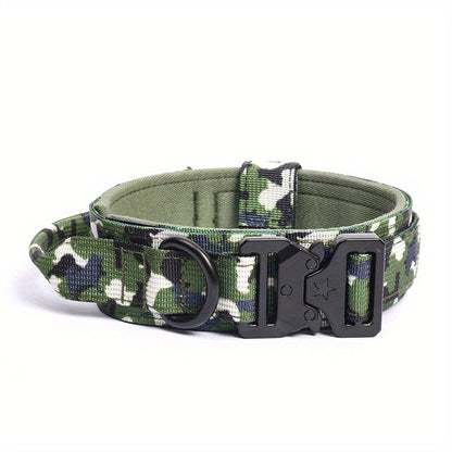 Collier de dressage pour chien- Heavy-Duty Tactical Dog Collar