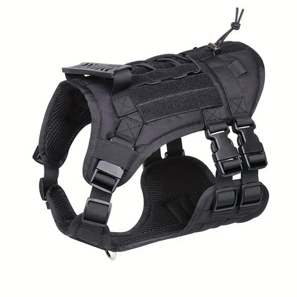 harnais anti traction chien- Explosion-proof Impact Dog Tactical