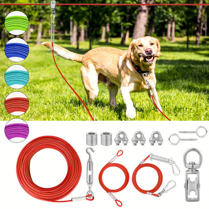 Longe pour chien- Dog Zipline - Le Chihuahua Voyageur