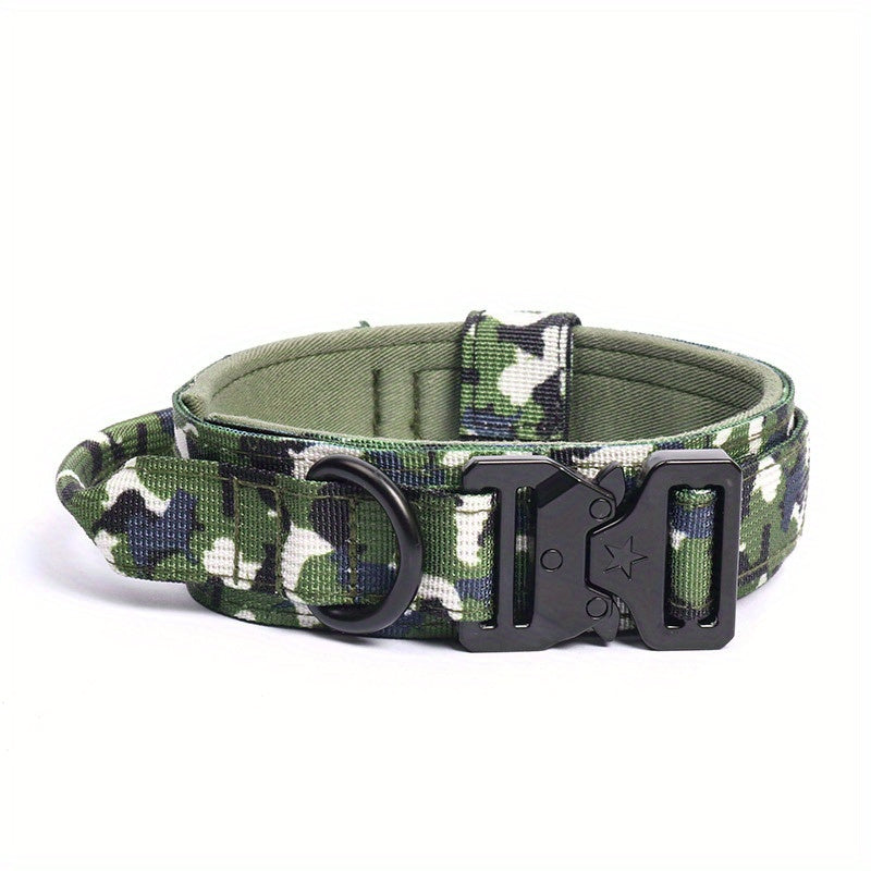 Collier de dressage pour chien- Heavy-Duty Tactical Dog Collar