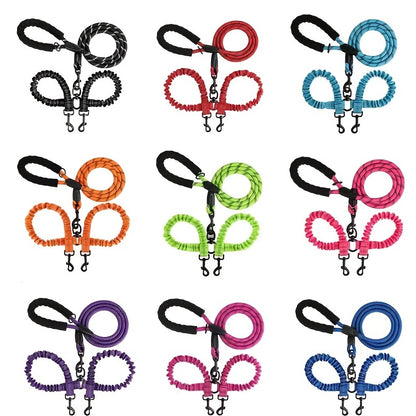 Double laisse pour chien- No Tangle Double