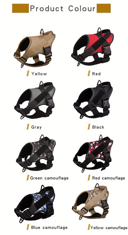Harnais anti traction chien- Training Tactical.