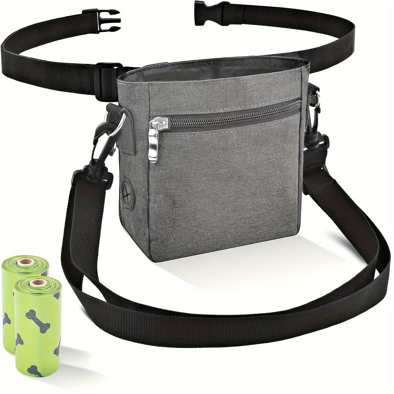 Sac pour chien- Treats Built-In Poop Bag Dispenser 3 Ways To Wear