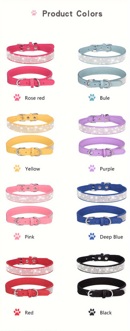 Laisse pour chien- Sparkling Rhinestone