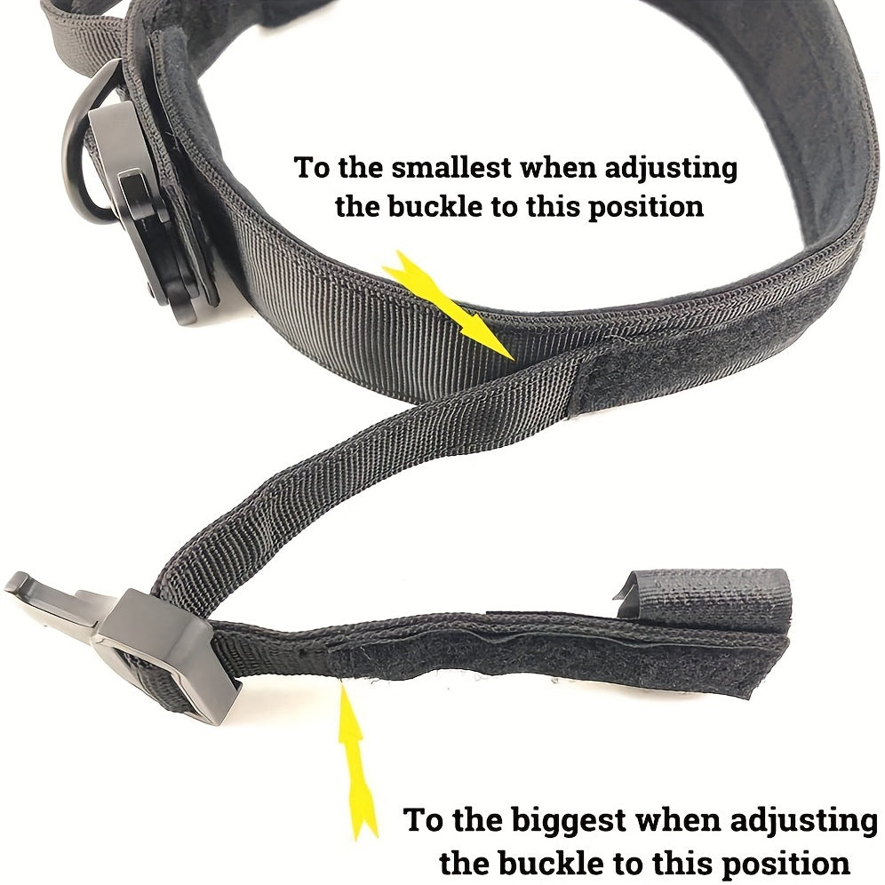 Collier de dressage pour chien- Heavy-Duty Tactical Dog Collar