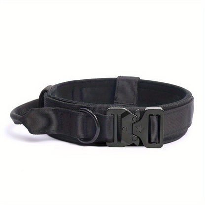 Collier de dressage pour chien- Heavy-Duty Tactical Dog Collar
