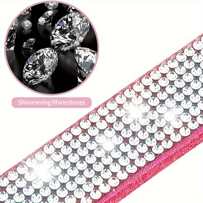 Laisse pour chien- Sparkling Rhinestone