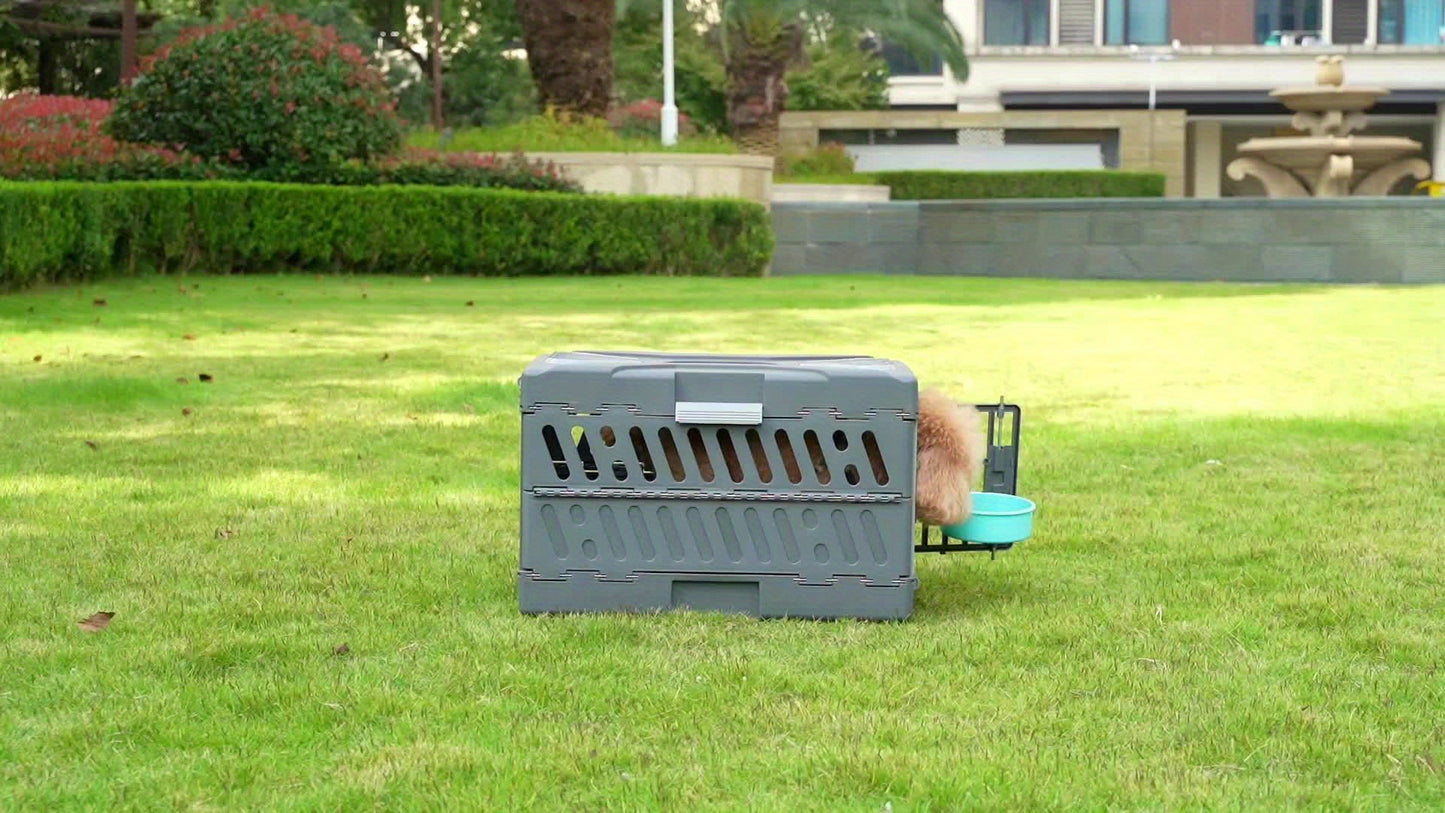 Caisse transport chien- Plastic Portable Dog
