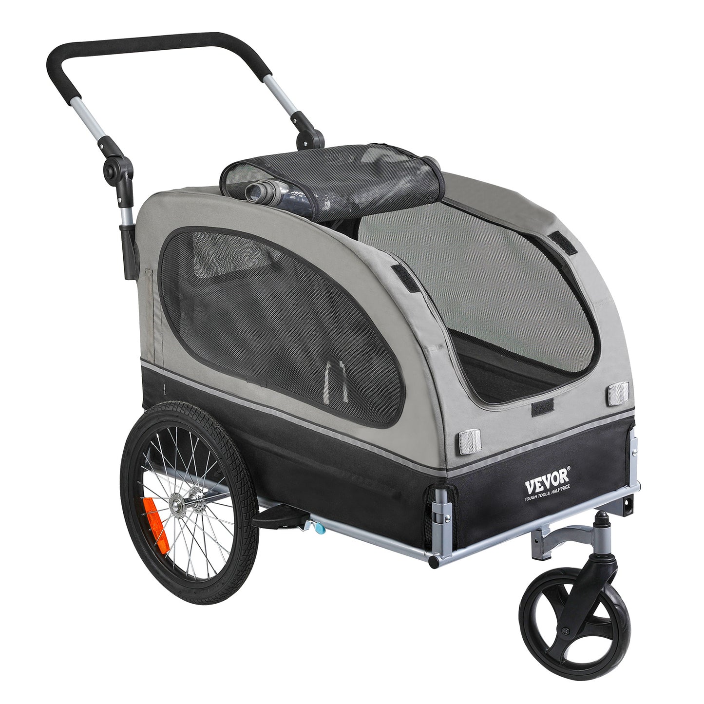 Remorque chien vélo | 2-en-1 Confort