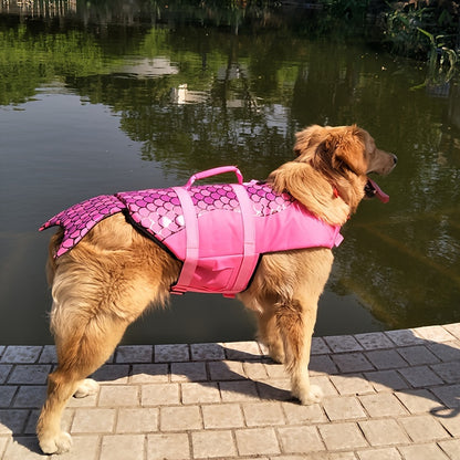 Gilet de sauvetage chien- Mermaid Pink Dog