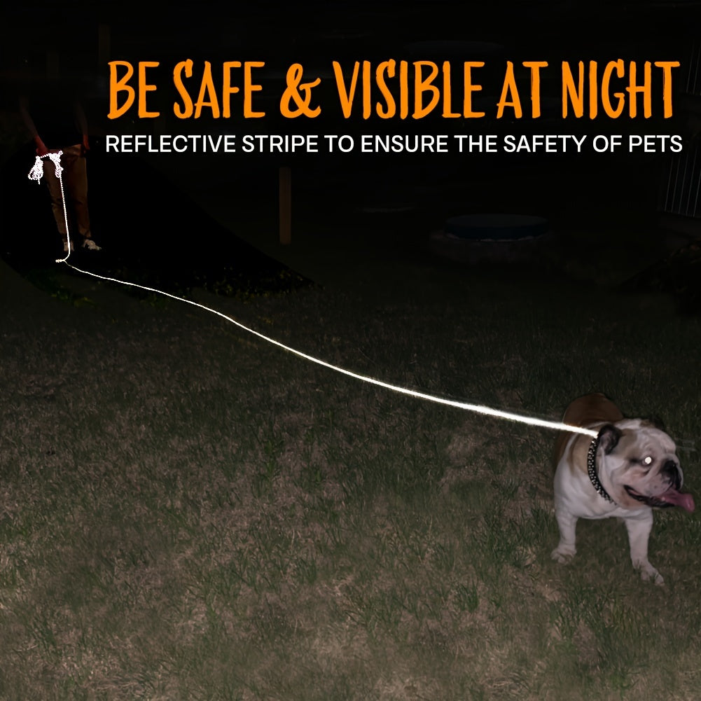 Longe pour chien- Reflective Long Polyamide