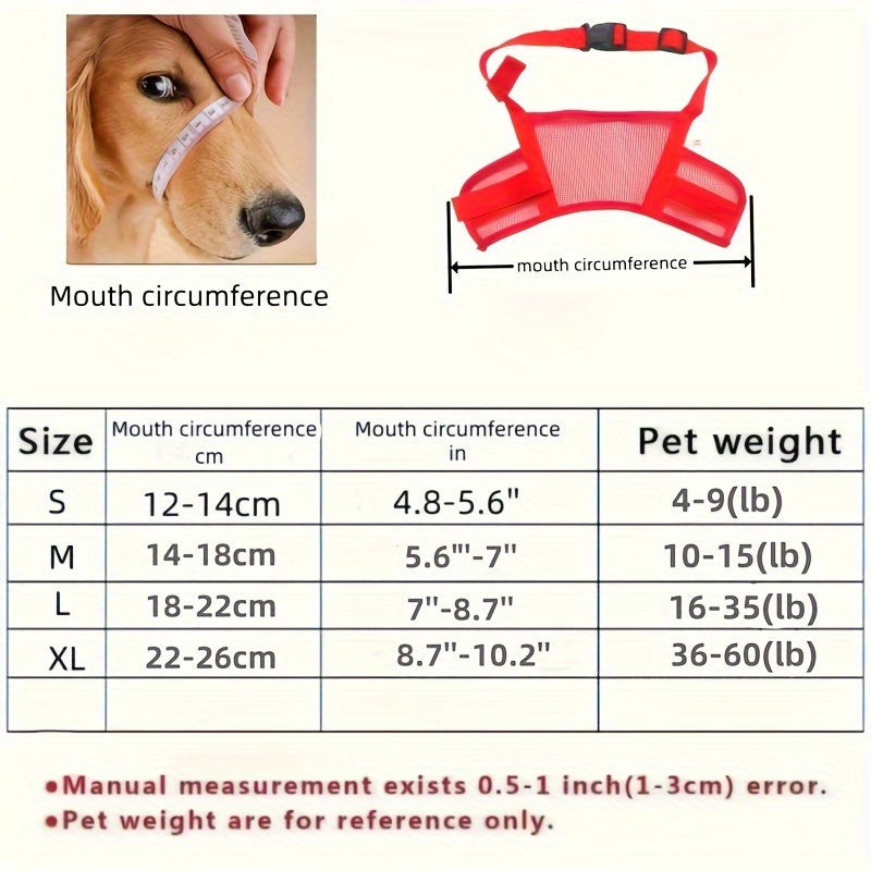 Muselière pour chien- Breathable Dog Mouth