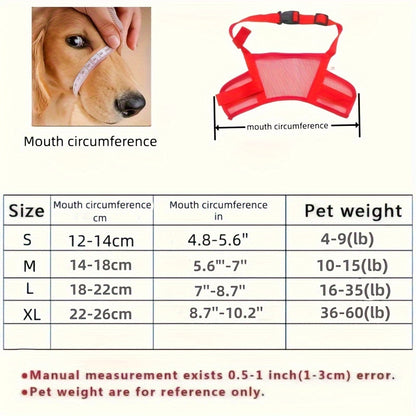 Muselière pour chien- Breathable Dog Mouth
