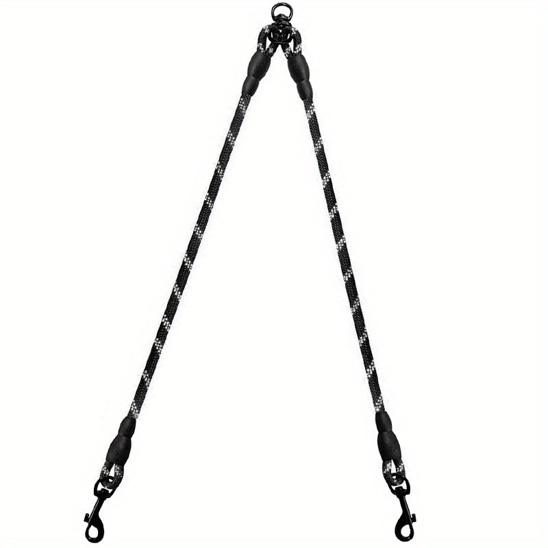 Laisse double pour chien- Taglory Reflective Dual