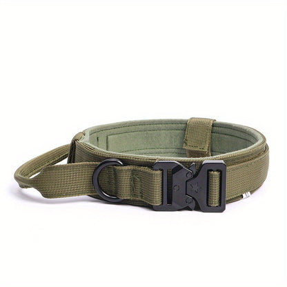 Collier de dressage pour chien- Heavy-Duty Tactical Dog Collar