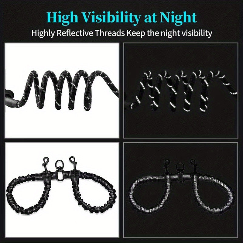 Double laisse pour chien- No Tangle Double