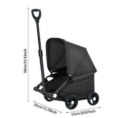 Poussette chien - Stroller Telescopic color