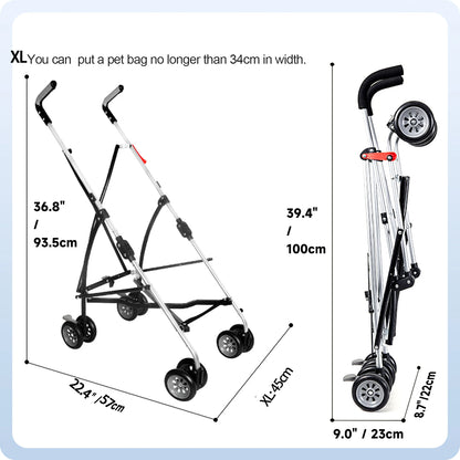 Poussette pour chien - Frame portatif