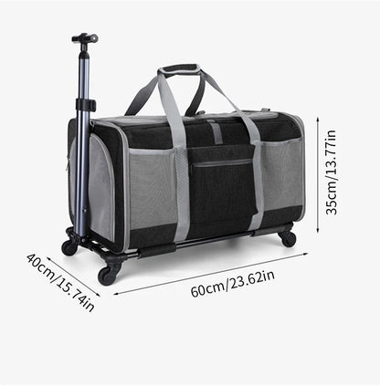 Cage  de transport chien- Ultra Large fart Trolley