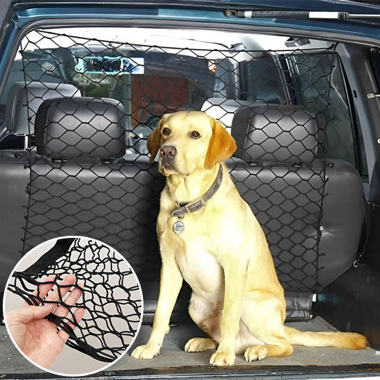 Chien_voiture_protection-_Filet-maille