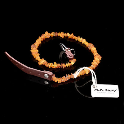Collier anti puce chien | Ambre Naturel baltique