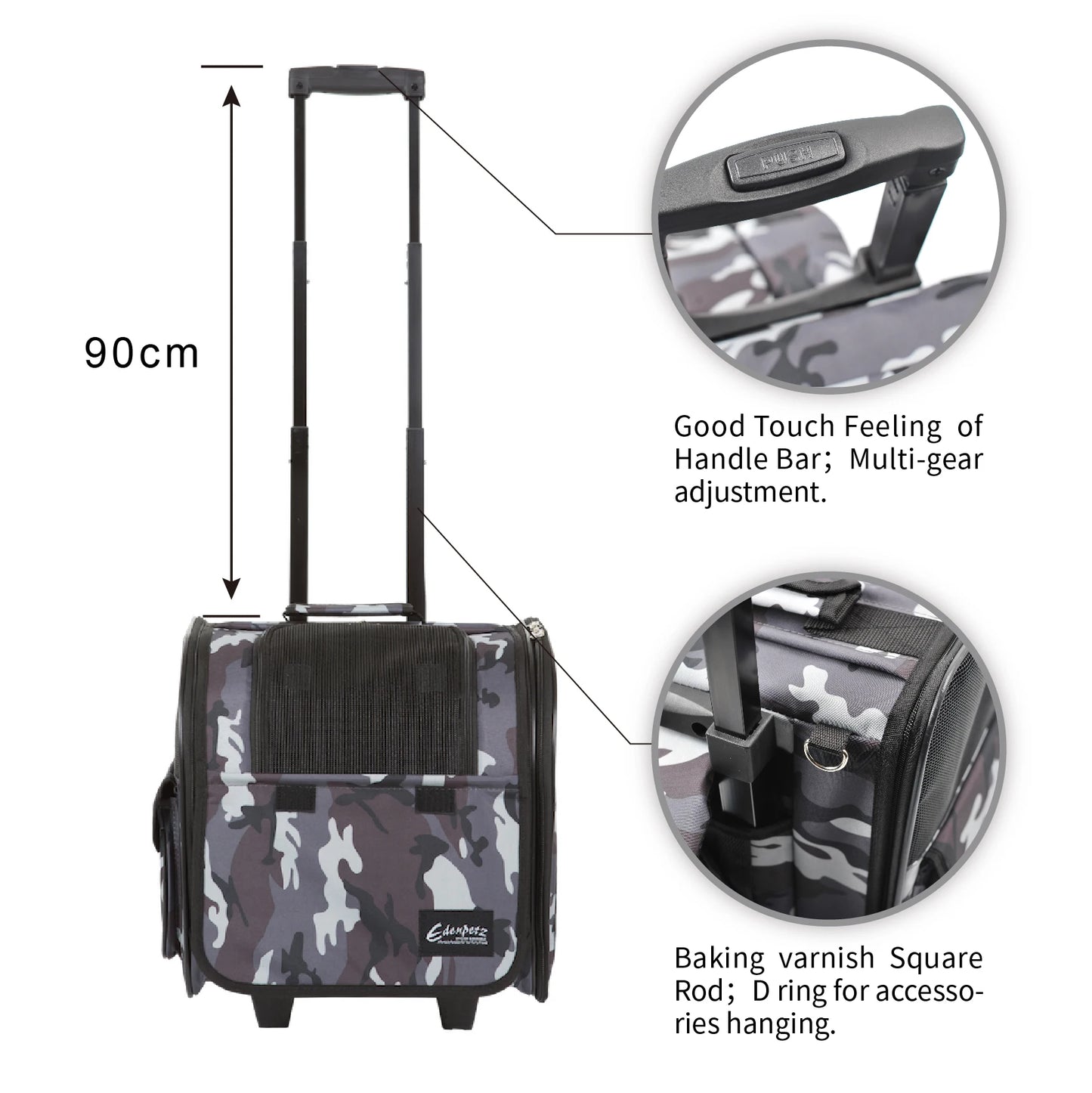 Poussette pour chien- Voyage Pratico-parfait