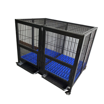 Cage de transport chien- Cage cadre en acier