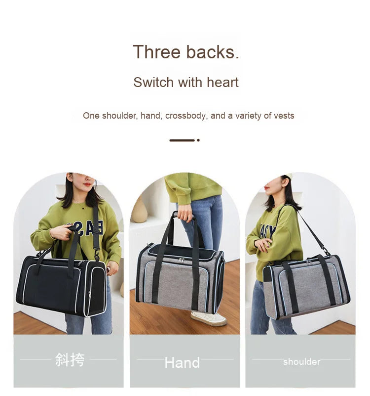 Sac pour transporter chien- Fashionable Expandable Satchel