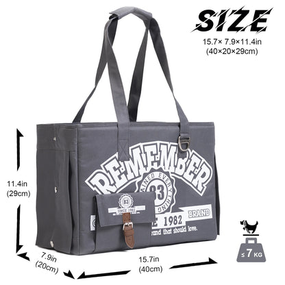 sac transport chien- Vielle Ecole
