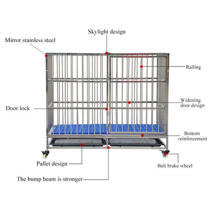 Cage chien- Heavy Duty Single Door