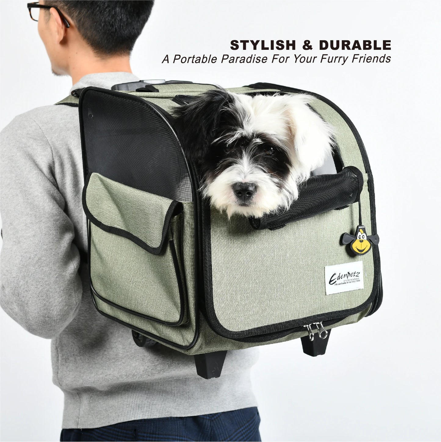 Poussette pour chien- Voyage Pratico-parfait