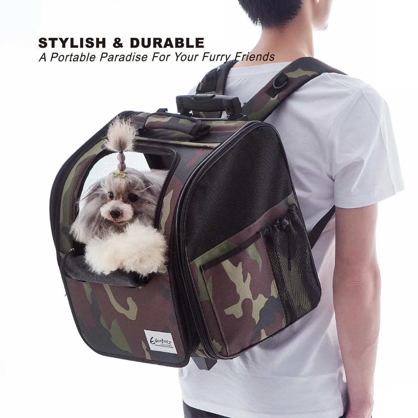 Poussette pour chien- Voyage Pratico-parfait
